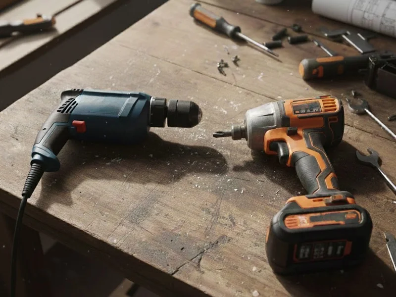 Herramienta con cable e inalámbrica