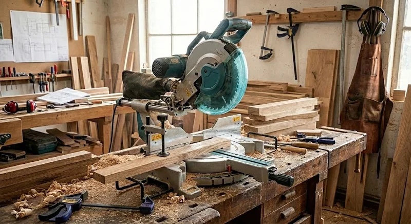 Ingletadora en el taller